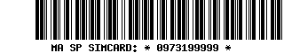 Sim so 0973199999